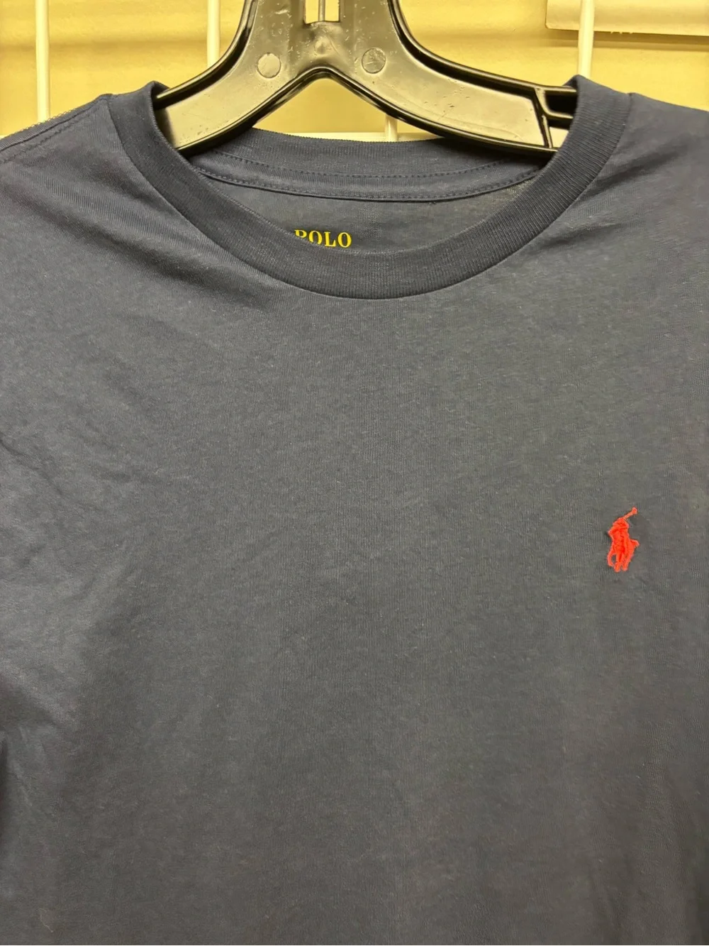 Polo Ralph Lauren Short Sleeve Navy Blue T-Shirt Size YOUTH XL NWOT Red Cotton